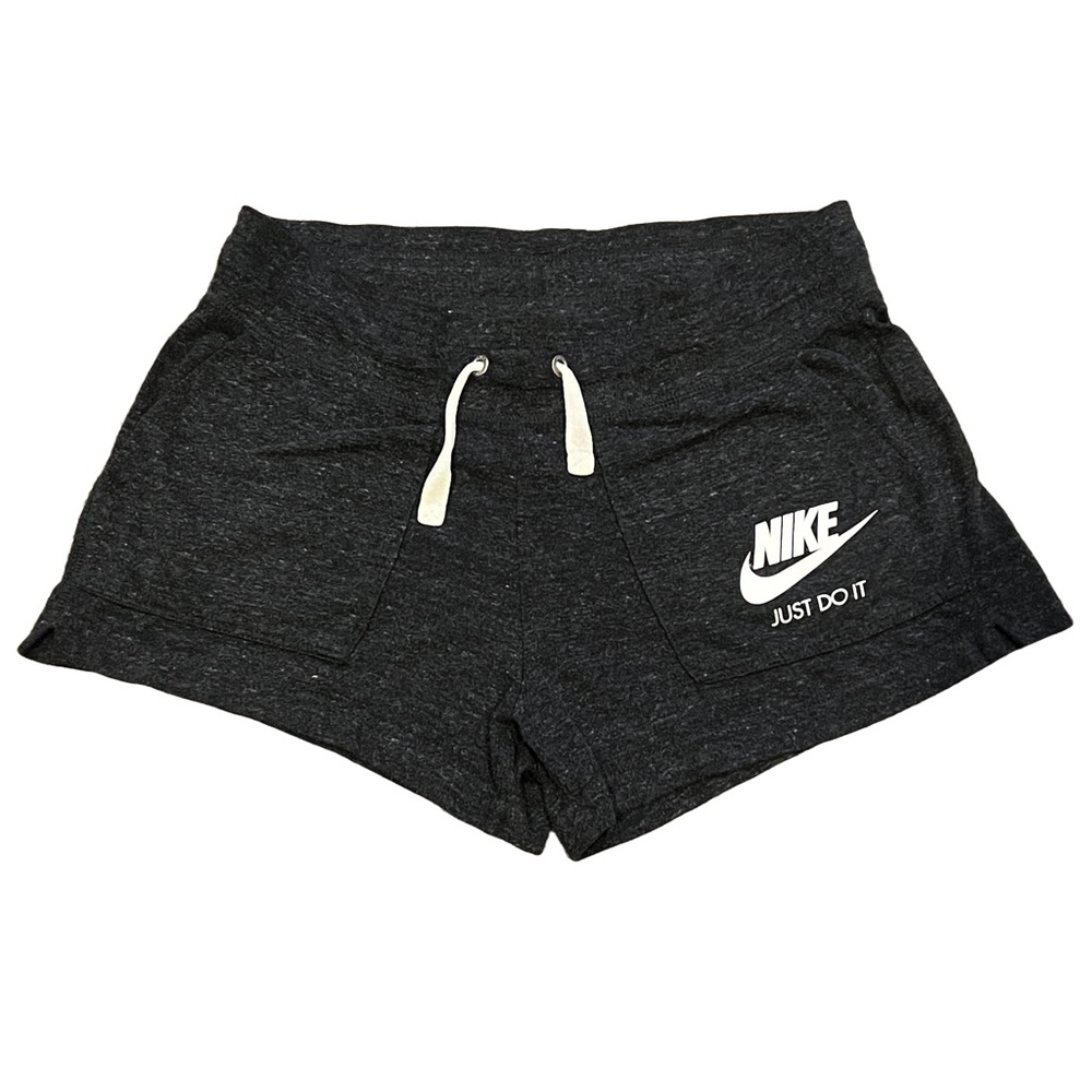 Nike Black Athletic Shorts with Elastic Waistband